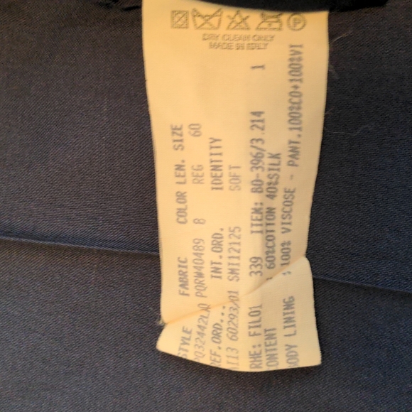 Lardini Mens Navy single breasted suit - Picture 5 of 5